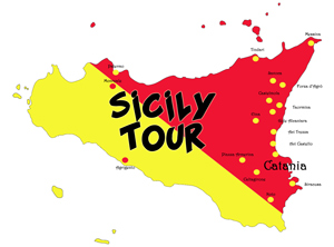 Sicily tour landing in Catania