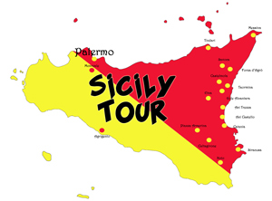Sicily tour landing in Palermo